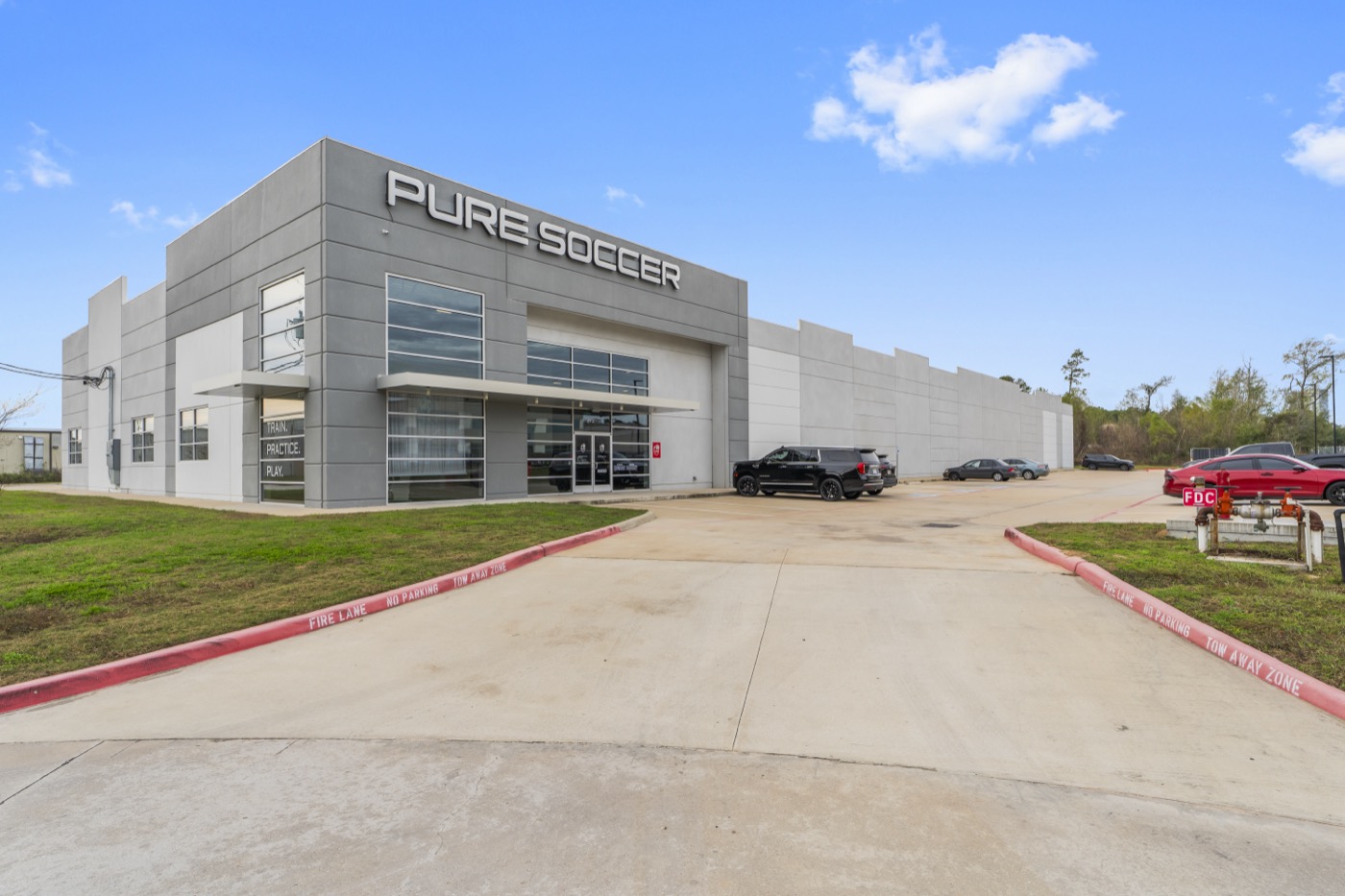 Pure Soccer — Building Exterior, 27317 Spectrum Way